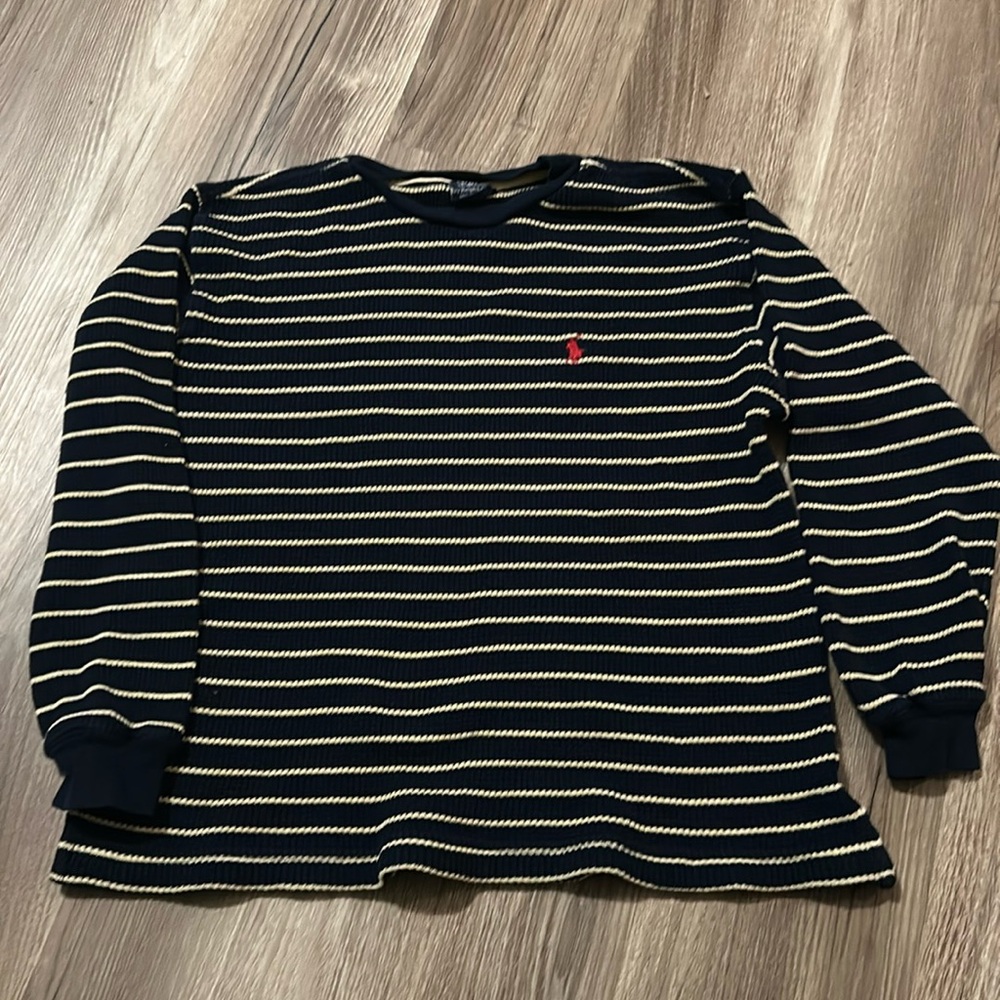 Polo Long Sleeve Ribbed Shirt